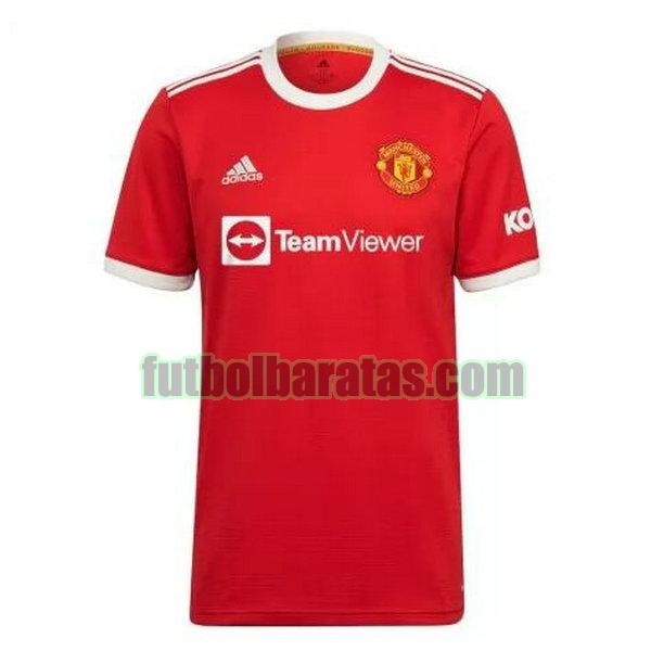 tailandia camiseta manchester united 2021 2022 rojo primera