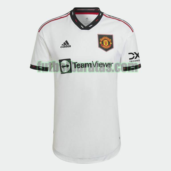 tailandia camiseta manchester united 2022 2023 blanco segunda