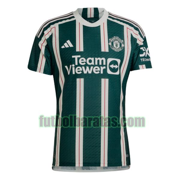 tailandia camiseta manchester united 2023 2024 verde segunda
