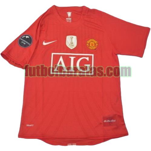 tailandia camiseta manchester united campeones 2008-2009 primera equipacion