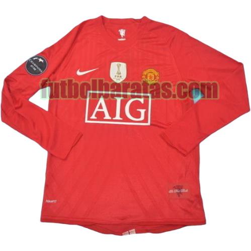 tailandia camiseta manchester united campeones 2008-2009 primera equipacion ml