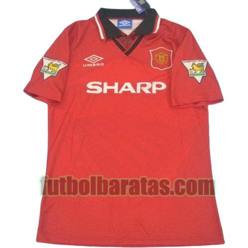 tailandia camiseta manchester united pl 1995-1996 primera equipacion