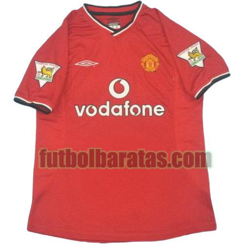 tailandia camiseta manchester united pl 2000-2002 primera equipacion