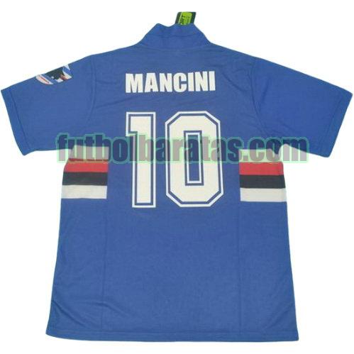 tailandia camiseta mancini 10 sampdoria 1990-1991 primera equipacion