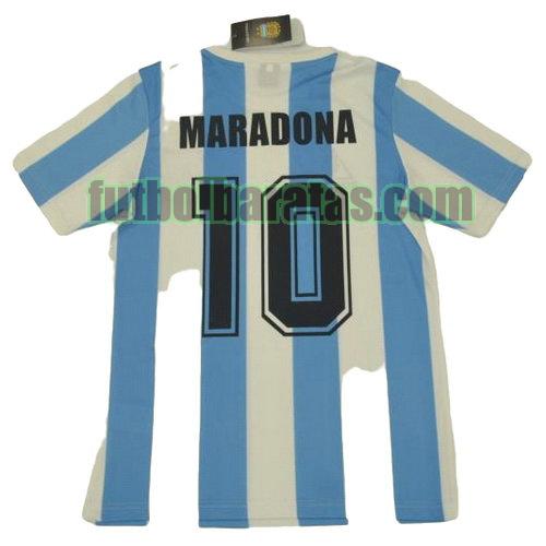 tailandia camiseta maradona 10 argentina copa mundial 1986 primera equipacion