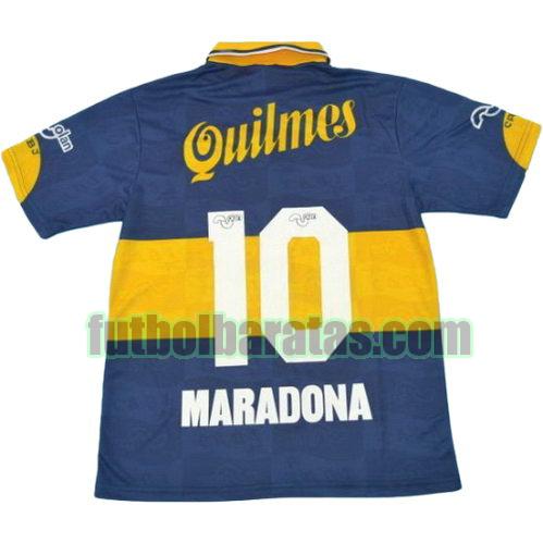 tailandia camiseta maradona 10 boca juniors 1995 primera equipacion