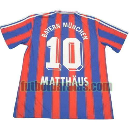tailandia camiseta matthaus 10 bayern de múnich 1995-1997 primera equipacion
