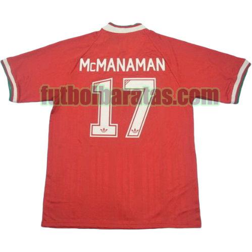 tailandia camiseta mc manaman 7 liverpool 1993-1995 primera equipacion