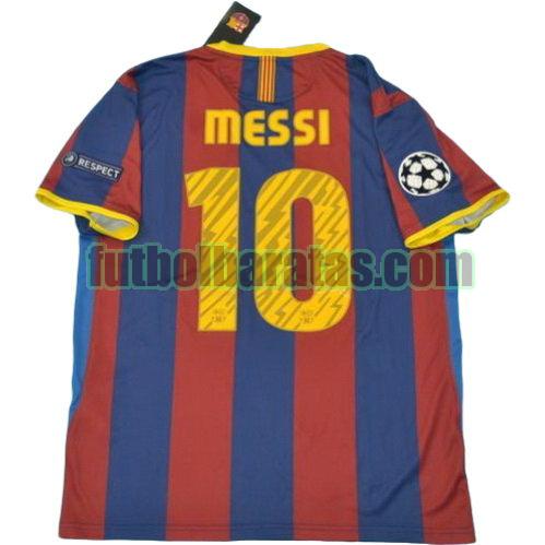 tailandia camiseta messi 10 barcelona ucl 2010-2011 primera equipacion