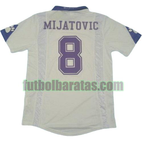tailandia camiseta mijatovic 8 real madrid 1997-1998 primera equipacion