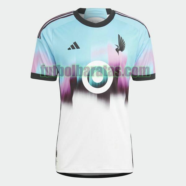 tailandia camiseta minnesota united 2023 2024 blanco segunda