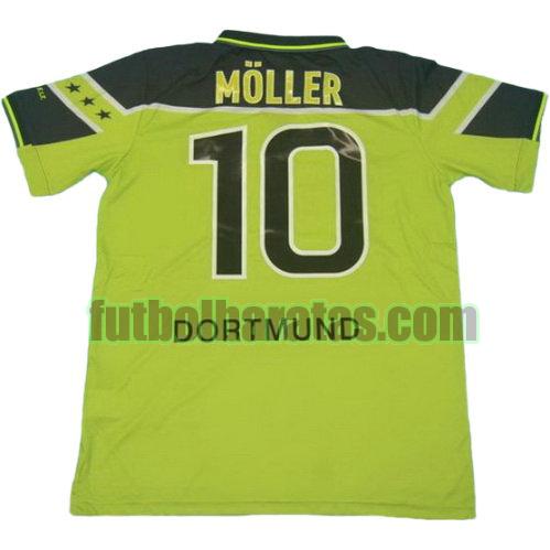 tailandia camiseta moller 10 borussia dortmund ucl 1996-1997 primera equipacion