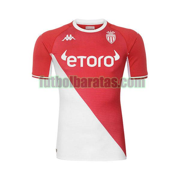 tailandia camiseta monaco 2021 2022 rojo blanco primera