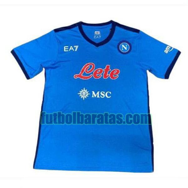 tailandia camiseta napoli 2021 2022 azul primera