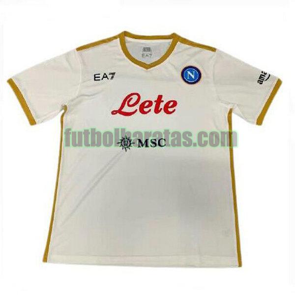 tailandia camiseta napoli 2021 2022 blanco segunda