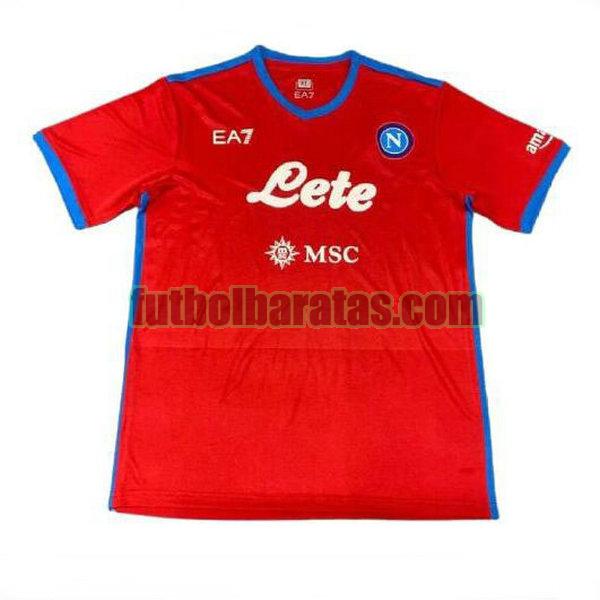 tailandia camiseta napoli 2021 2022 rojo tercera