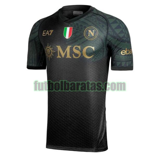 tailandia camiseta napoli 2023 2024 negro tercera