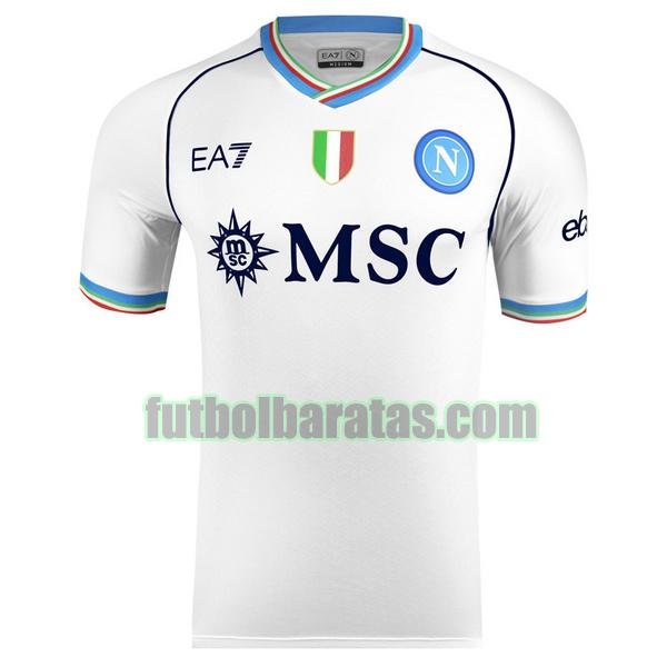 tailandia camiseta napoli 2023 24 euro blanco segunda