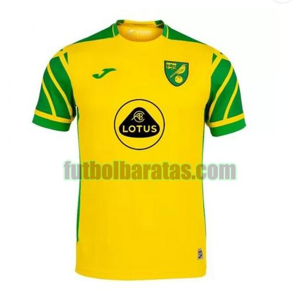 tailandia camiseta norwich city 2021 2022 amarillo primera