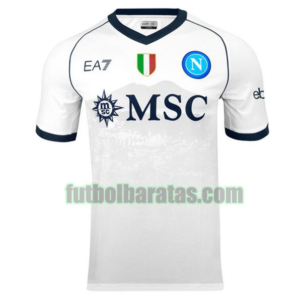 tailandia camiseta nápoles 2023 2024 blanco segunda