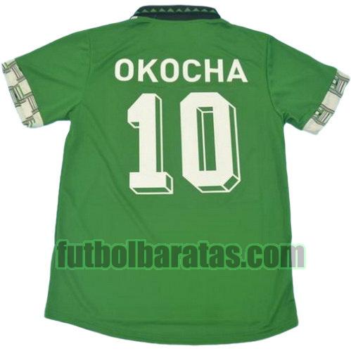 tailandia camiseta okocha 10 nigeria 1994 segunda equipacion