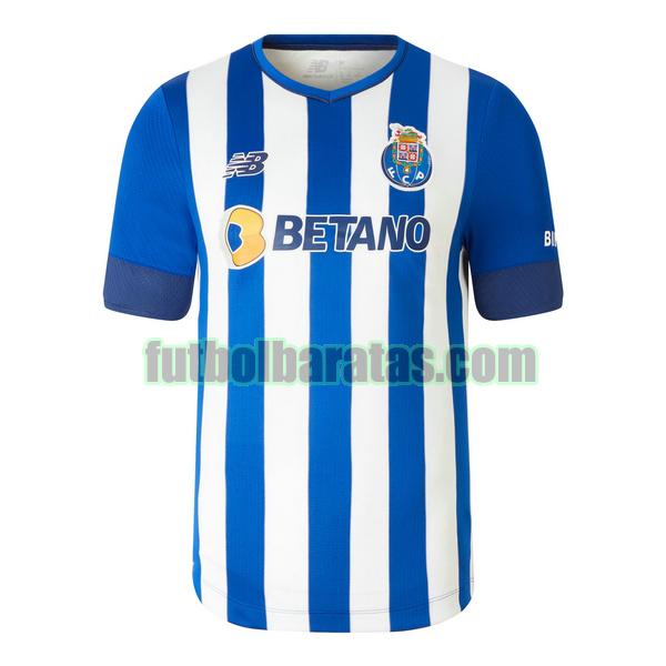 tailandia camiseta oporto 2022 2023 azul blanco primera