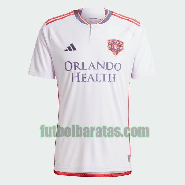 tailandia camiseta orlando city 2024 2025 blanco segunda