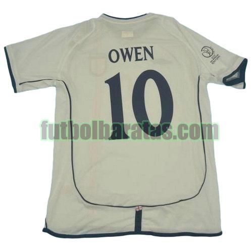 tailandia camiseta owen 10 inglaterra 2002 primera equipacion