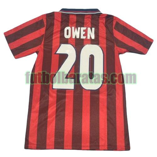 tailandia camiseta owen 20 inglaterra 1998 segunda equipacion