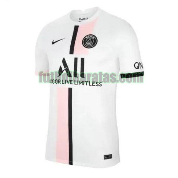 tailandia camiseta paris saint germain 2021 2022 blanco segunda