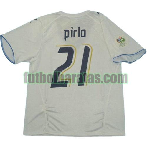 tailandia camiseta pirlo 21 italia copa mundial 2006 segunda equipacion