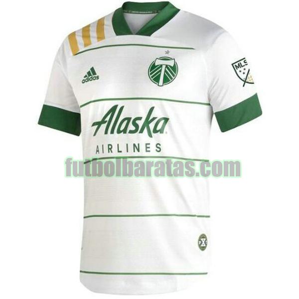 tailandia camiseta portland timbers 2021 2022 blanco segunda