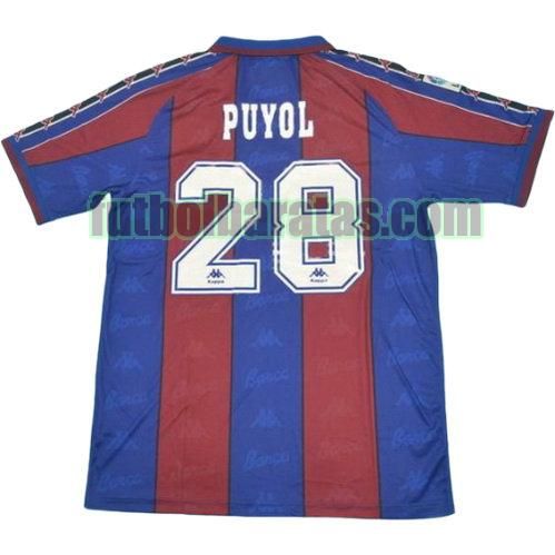 tailandia camiseta puyol 28 barcelona 1996-1997 primera equipacion