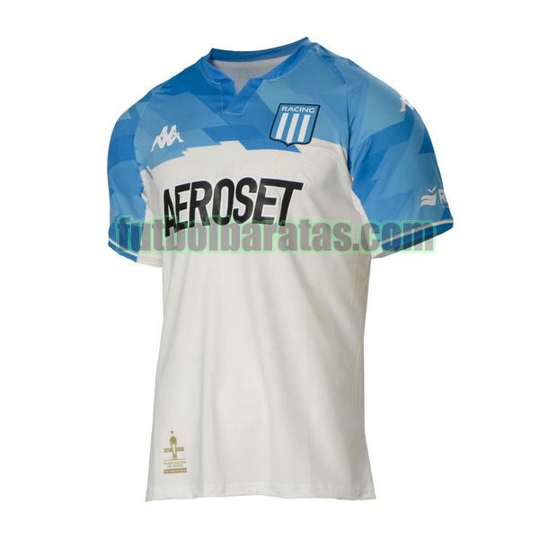 tailandia camiseta racing club 2022 2023 blanco azul tercera