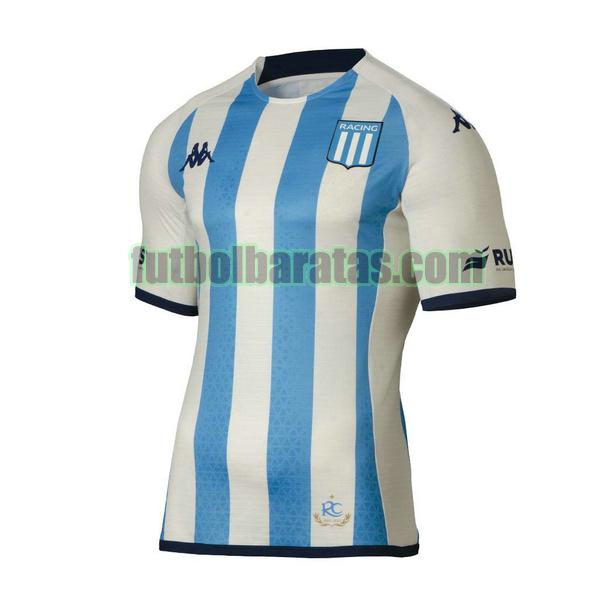 tailandia camiseta racing club 2023 blanco azul primera