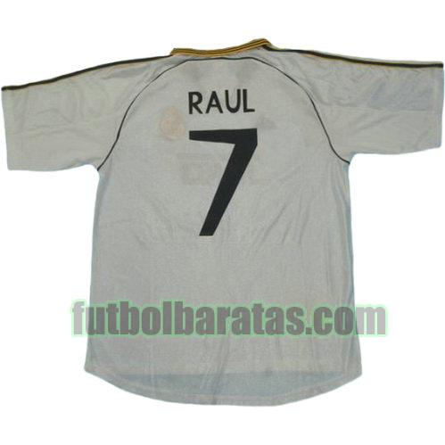 tailandia camiseta raul 7 real madrid 1999-2000 primera equipacion