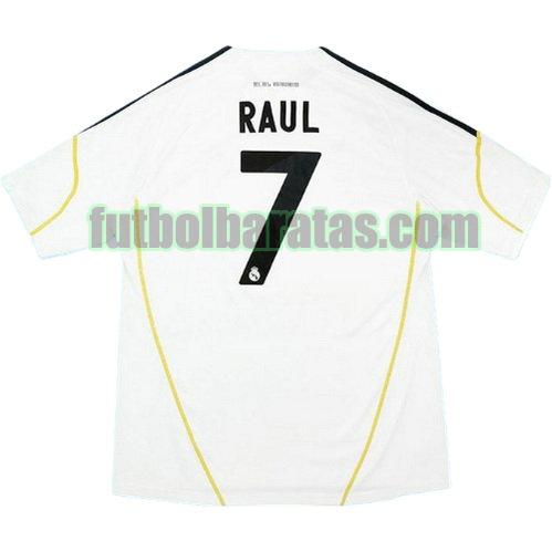 tailandia camiseta raul 7 real madrid 2009-2010 primera equipacion