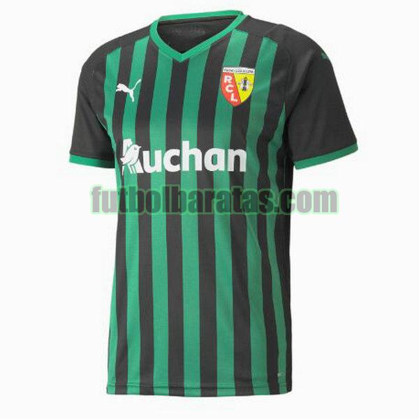 tailandia camiseta rc lens 2021 2022 negro verde segunda