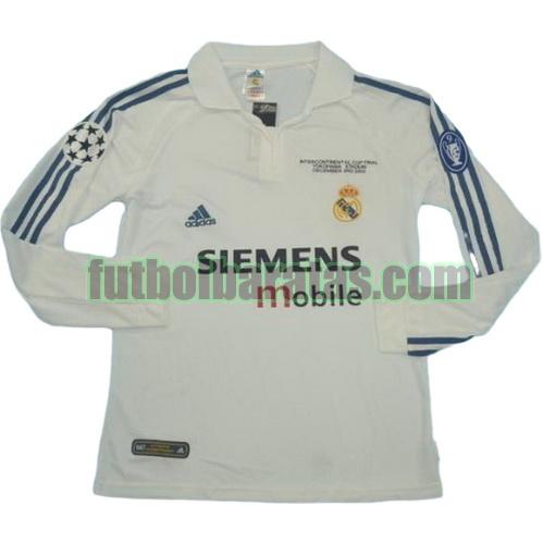 tailandia camiseta real madrid 2002-2003 primera equipacion ml