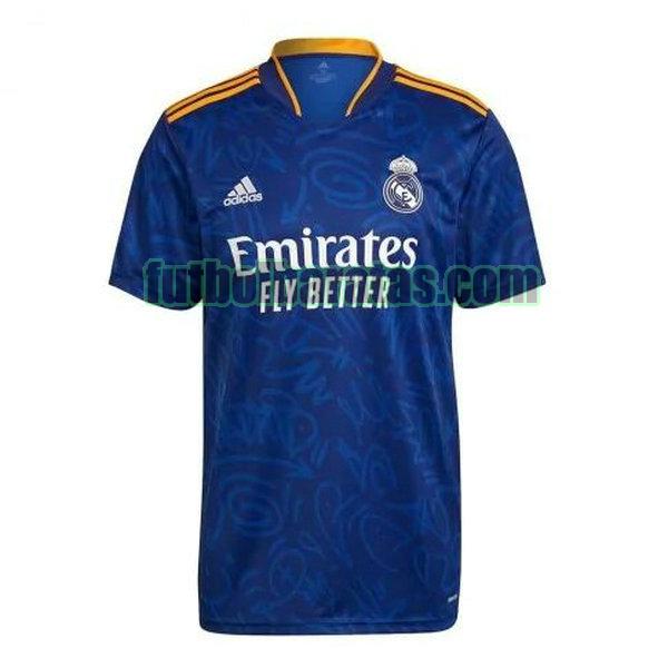 tailandia camiseta real madrid 2021 2022 azul segunda