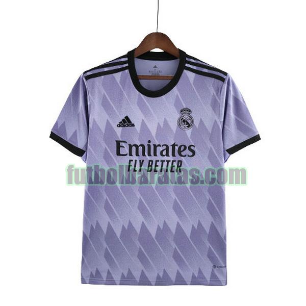 tailandia camiseta real madrid 2022 2023 purple segunda