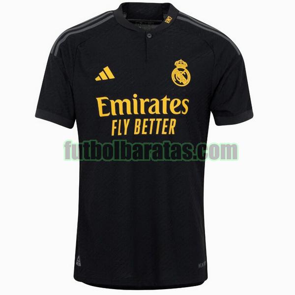 tailandia camiseta real madrid 2023 2024 negro tercera