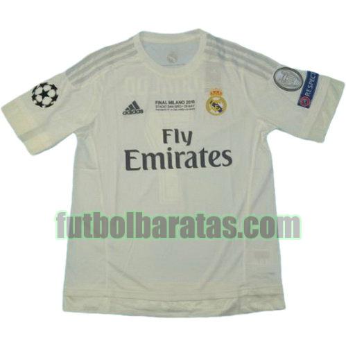 tailandia camiseta real madrid ucl 2015-2016 primera equipacion