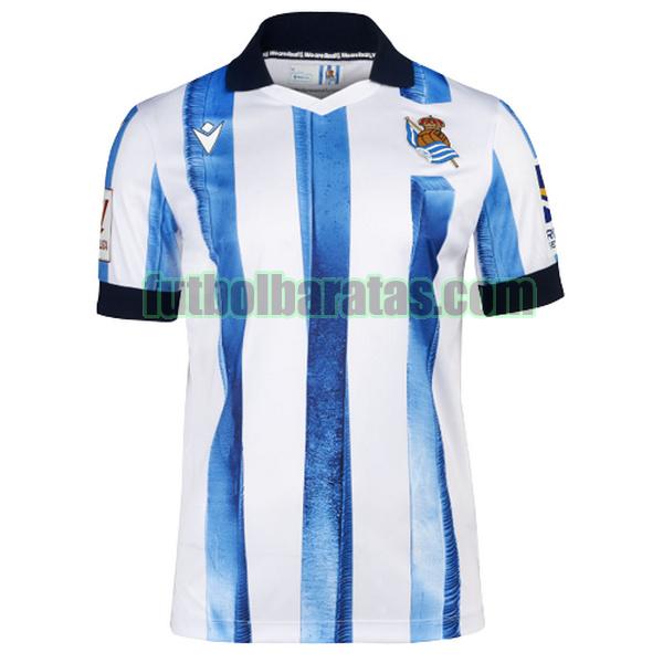 tailandia camiseta real sociedad 2023 2024 blanco azul primera