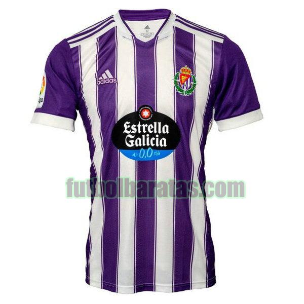 tailandia camiseta real valladolid 2021 2022 púrpura blanco primera