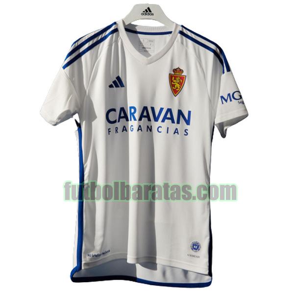 tailandia camiseta real zaragoza 2023 2024 blanco primera