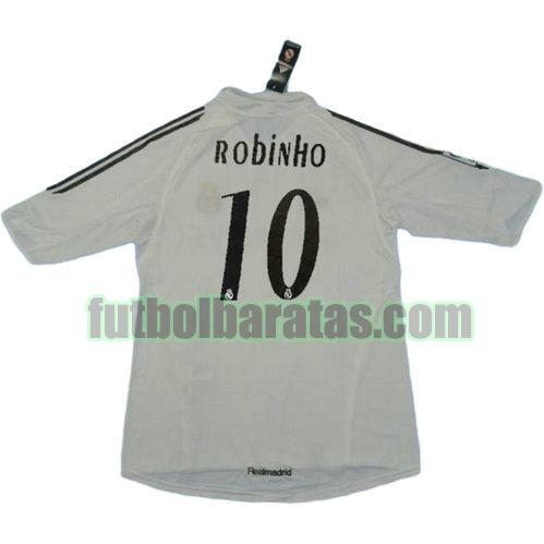 tailandia camiseta robinho 10 real madrid 2005-2006 primera equipacion