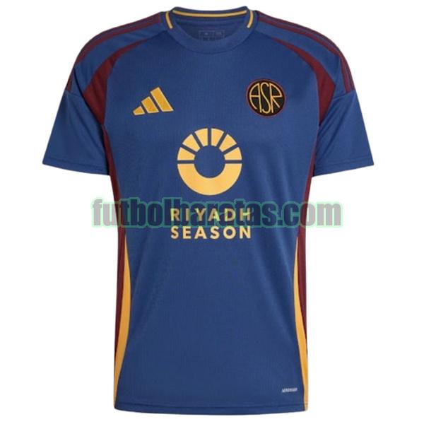 tailandia camiseta roma 2024 2025 azul tercera