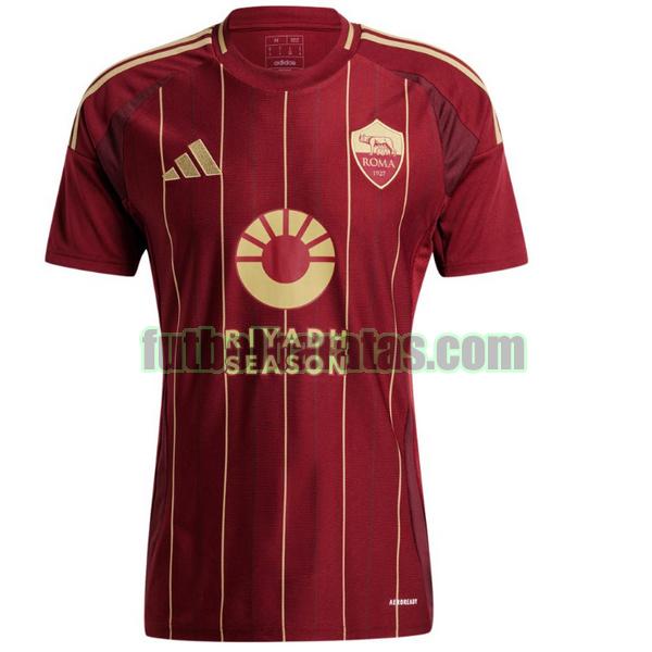 tailandia camiseta roma 2024 2025 rojo segunda