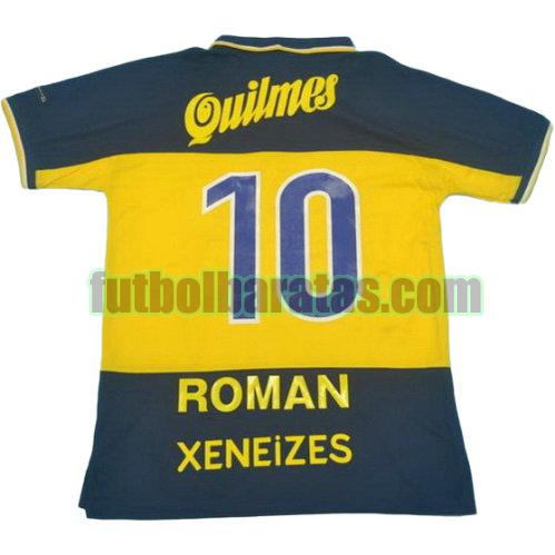 tailandia camiseta roman 10 boca juniors 1999 primera equipacion